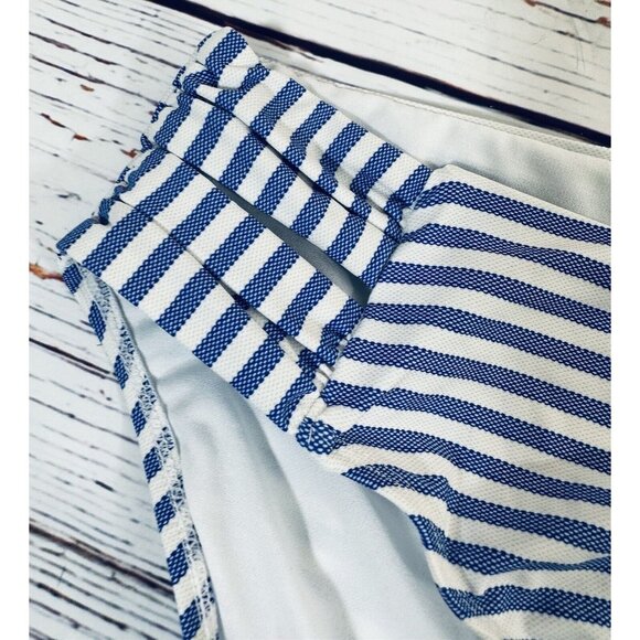 NEW Time and Tru Bikini Womens Plus Size 3X Swim Top & Bottoms Set Blue Stripes - Picture 6 of 16